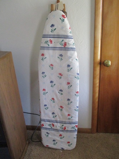 Wood ironing board w/ cover - No Shipping
