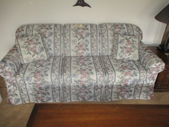 Craftsman 3- cushion sofa w/ 2 decorative pillows - No Shipping