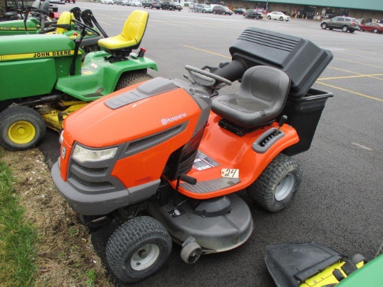 Husqavarna dual bagger garden tractor, 46" deck, 20 hp  - No Shipping