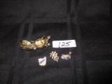 Grouping of (4) Pins/Brooches