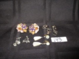 (4) Sets of clip earrings