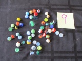 (+50) Assorted marbles