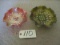 (2) Carnival Glass Bowls - One Has Some Damage On The Bottom