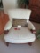 Pearson Upholstered Chair W/decorative Pillow & Arm Covers