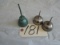 (3) Antique Oil Cans