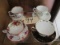 (4) Royal Albert, Royal Standard, & Staffordshire Cups & Saucers