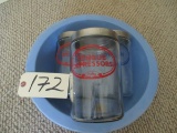 Glass Medical Office Canisters