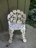 White Wrought Iron Chair