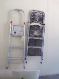 Alum. step ladder & step stool