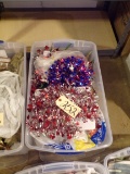 Tub of 4th of July décor