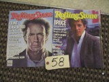 Rolling Stone Magazines - July 4 & Oct. 10 1985