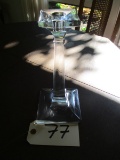 (1) Heisey Glass Candle Stick