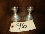 Sterling Filled Reinforced Candlesticks