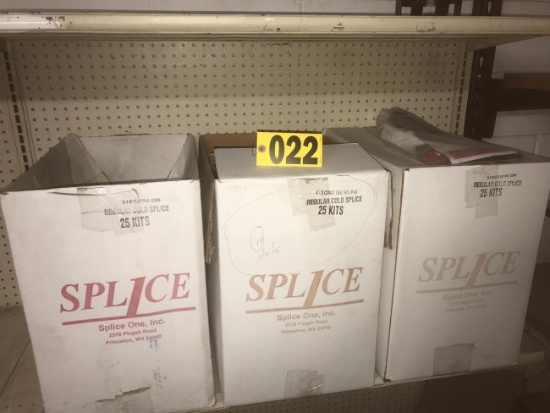 (3) Boxes of assorted splice ktis