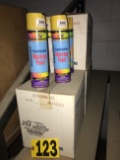 (3+) Cases Yellow marking spray paint