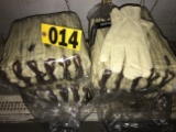 Lot of leather gloves
