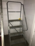 4 Step warehouse stairs