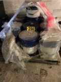 Pallet of gear lubricant, approx. 10 buckets
