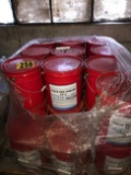 Pallet of Texas red grease, approx. 22 buckets