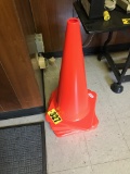 (6) New orange caution cones