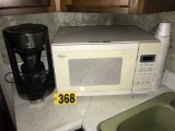 Coffee maker & microwave