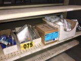 Contents of shelf, respirators, etc