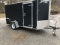 2010 Homestead Patriot enclosed trailer w/ rear drop door 14'x6', black