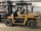 Caterpillar 155 Forklift, 11,000lbs, diesel, 2 stage side shift, w. 1668 hr