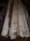 Pallet (11) rolls white vinyl curtain  material