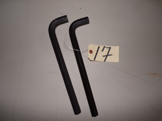 (2) New 7/8" Hex Allen wrenches