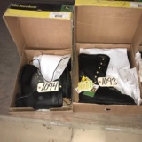 John Deere size 9M black miner boots