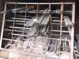 Metal rack of drill steel/roof bits