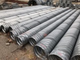 (2) Pieces galvanized drain pipes 15