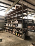 16 ft. (H) x 42 in (W) x 25 ft. (L) plywood shelving