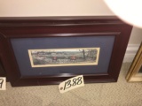 (2) Small hunting scene framed pictures