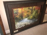 Large scenic framed picture