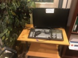 Plant stand & roll desk & keyboard