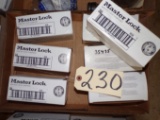 (7 boxes) New Master Lock 3KA