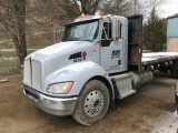 2009 Kenworth T370 (M39), 8746 hrs., 218,929 miles w/ 24 ft. stationary bed