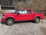 2010 Ford F150 Fx4, four door, red w/ 159,922 miles