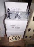 (3) Boxes black safety goggles