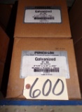 (2) Boxes Galvanized P10 2.5