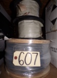 (3) Rolls of 1000 ft. glavanized cable, 2 aircraft cable