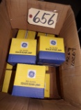 Box of GE sealed beam lamps