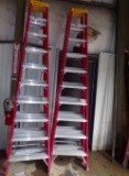(2) Loiusville 10 ft. 300 lb. ladders