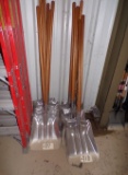(7) Long handled aluminum coal shovels