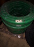 (3) Rolls green plastic PVC suction hose, 2