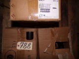 (3) boxes various assorted black pipe couplings