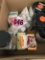 Lg. box of iced tea mix, creamer pitchers, & other containers