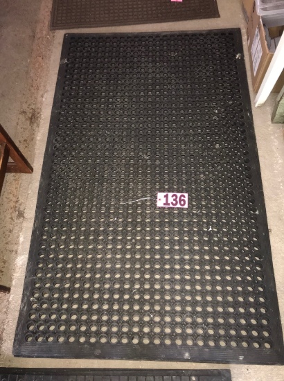(2) Anti-fatigue floor mats, 5'x3'